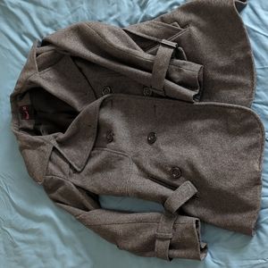 Forever 21 Gray Pea Coat